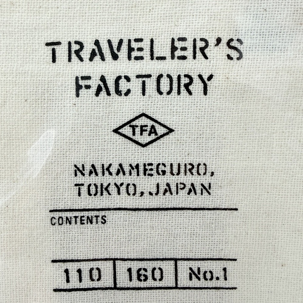 NEW TRAVELER'S Factory Storage bag No. 1 Drawstring Bag Tokyo Notebook - Picture 7 of 10